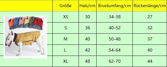 Hundmantel Orange mit Namen, Hundemantel personalisiert, Hundemantel für Geschirr, Hundemantel für den Winter, Hundemantel mit Bauchschutz