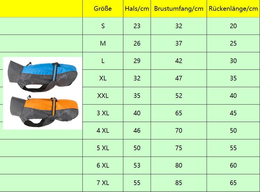 Leichter Regenschutz für deinen Hund: Dünner Hundemantel gegen Nässe in Blau/Grau