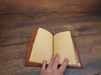 Notizbuch A5 aus Leder, Tagebuch aus Leder, Tagebuch mit Namen, Geburtstagsgeschenk personalisiert, Weihnachtsgeschenk individuell mit Namen