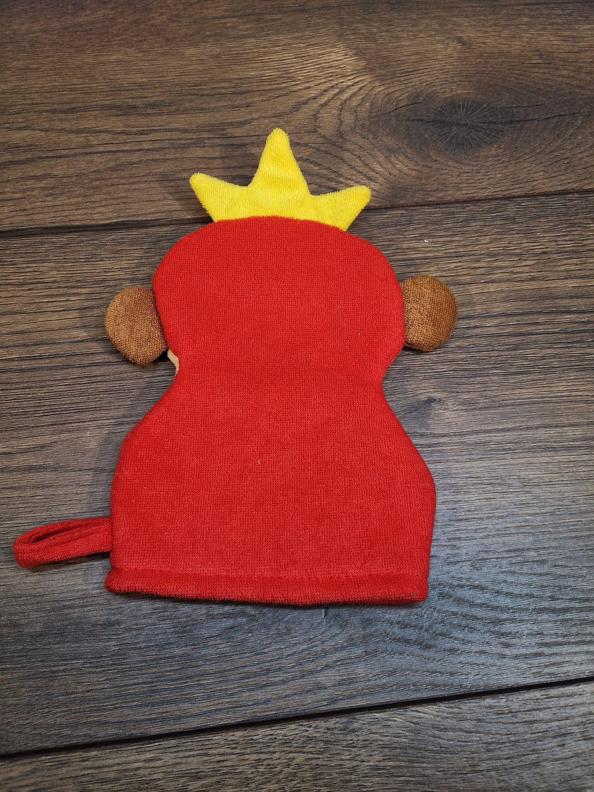Kinder Waschhandschuh Prinzessin mit Namen, individuell bestickt, Badehandschuh, Waschlappen personalisiert mit einem kleinen Badezusatz