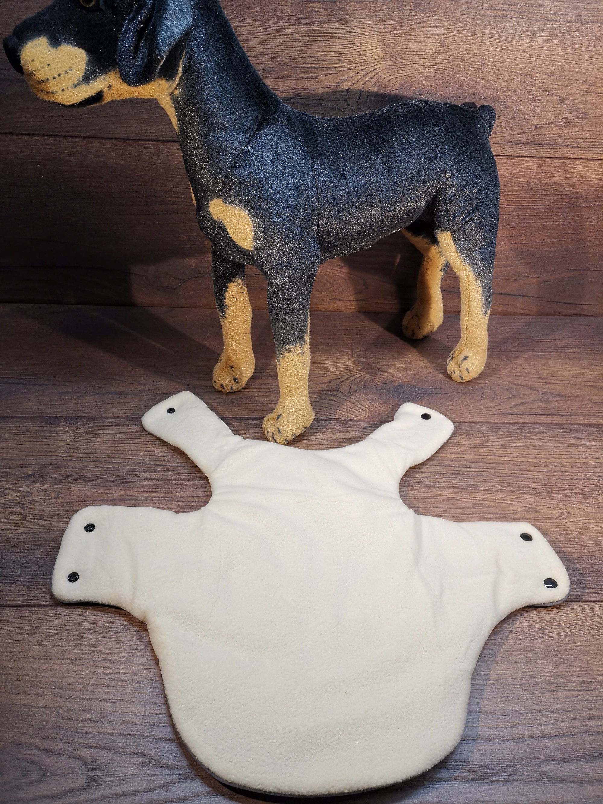 Hundemantel in Blau mit Fleece Druckknöpfen, Hundemantel mit Namen, Hundemantel große Hunde, Hundemantel kleine Hunde, Hunde Wintermantel