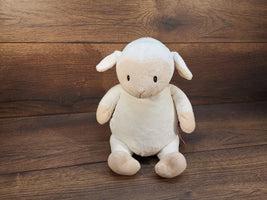 Personalisierbares Schaf Stofftier mit Namensstickerei – Kuscheltier Geschenk zur Taufe, Geburtstag, Weihnachten, Jahrestag