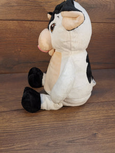 Personalisierbares Kuh Stofftier mit Namensstickerei – Individuelles Kuscheltier als besonderes Geschenk zur Taufe, Geburtstag, Jahrestag