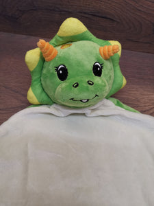 Schnuffeltuch Dino mit Namen, Schnuffeltuch personalisiert, Schnuffeltuch Baby, Schnuffeltuch Jungen, Schnuffeltuch Mädchen
