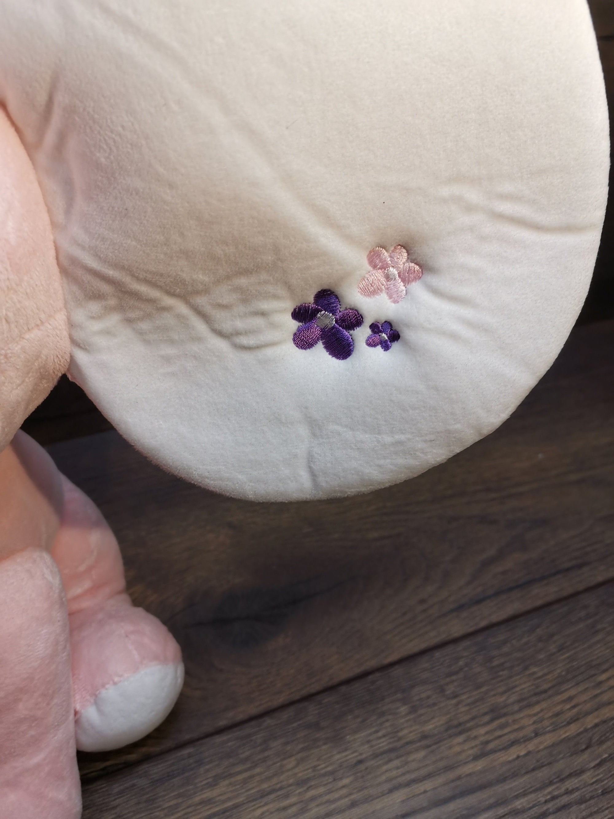 Stofftier Elefant mit Namen und Geburtsdatum bestickt, Plüschtier mit Namen, Personalisiertes Stofftier, Stofftier personalisierbar