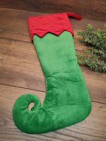 Nikolausstiefel aus Samststoff, Nikolausstrumpf mit Namen, Nikolausstiefel personalisiert, Nikolausstiefel aus Stoff, Nikolausstiefel XXL