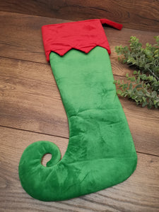 Nikolausstiefel aus Samststoff, Nikolausstrumpf mit Namen, Nikolausstiefel personalisiert, Nikolausstiefel aus Stoff, Nikolausstiefel XXL