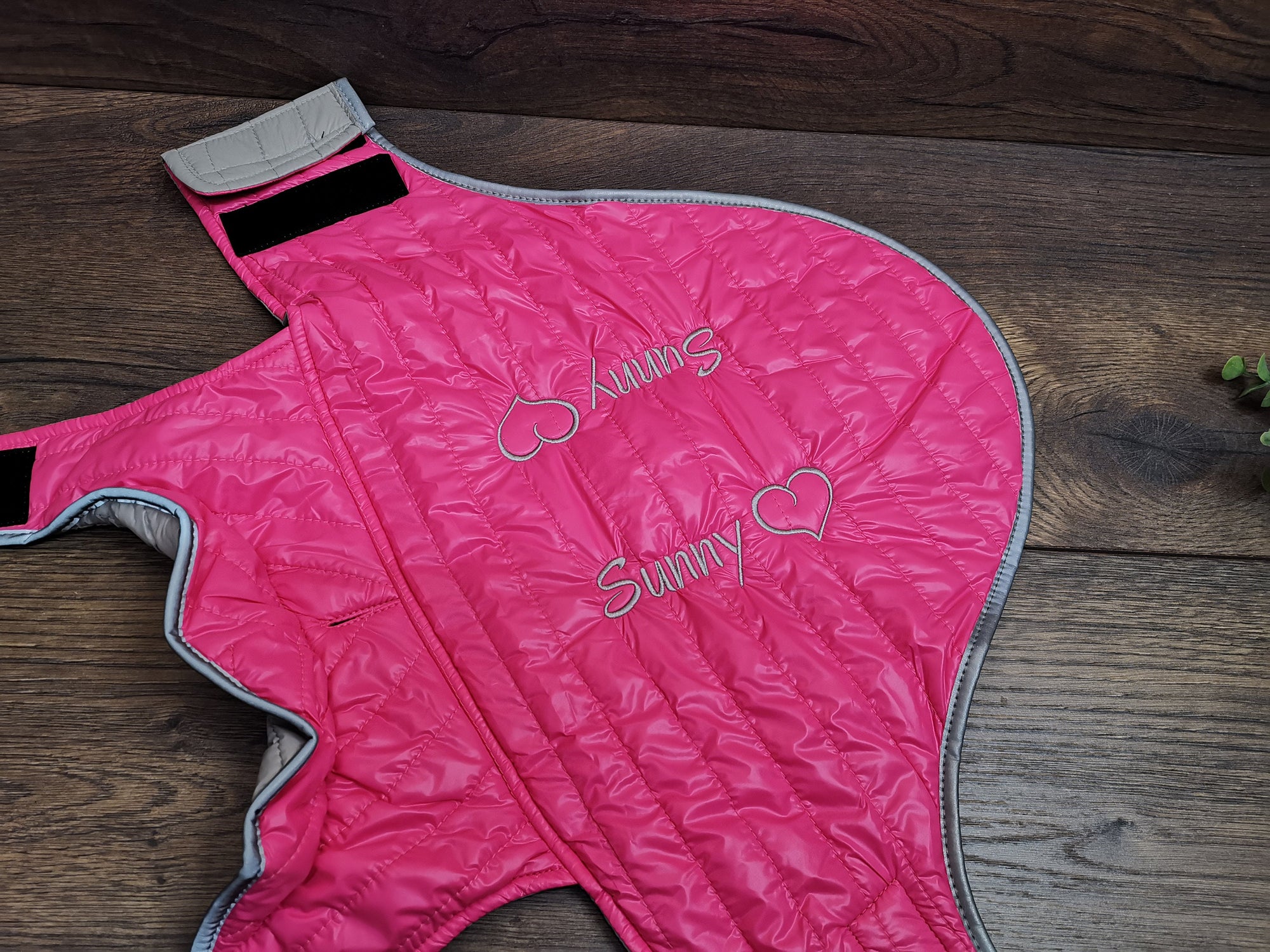 Hundemantel mit Klettverschluss, Hundemantel mit Namen, Hundemantel wasserabweisend, Hundemantel personalisiert, Hundemantel Geschirrträger