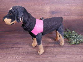 Wasserabweisender Hundemantel in Pink mit Bauchschutz – Perfekt für kalte und nasse Tage