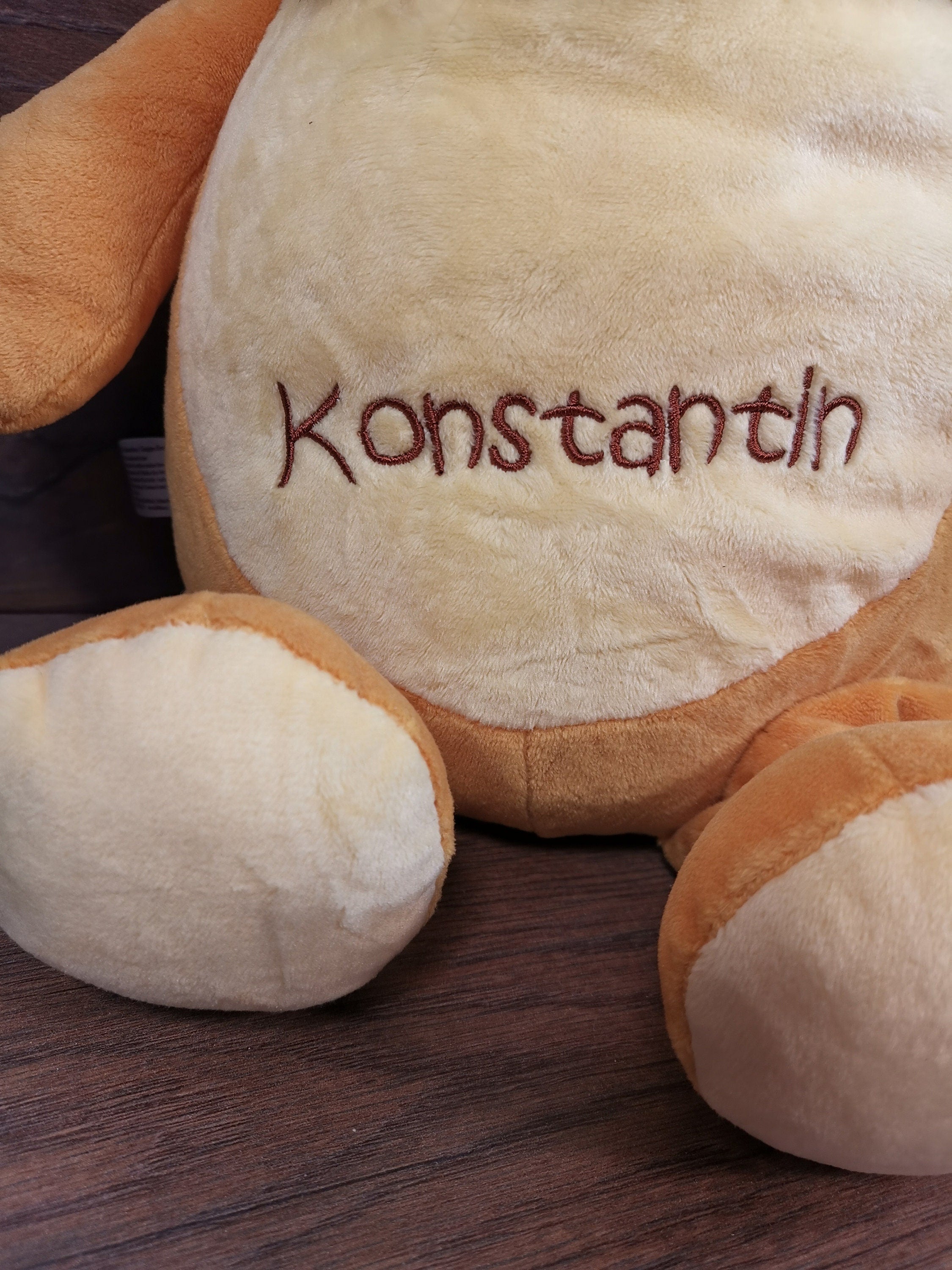 Personalisierbarer Löwe Stofftier mit Namensstickerei – Kuscheltier Geschenk zur Taufe, Geburtstag, Weihnachten, Jahrestag