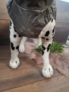 Leichter Regenschutz für deinen Hund: Dünner Hundemantel gegen Nässe in Blau/Grau